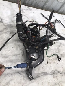 OMC 5.0 L 305 GM V8 Marine Engine wiring harness & throttle shift plate bracket - Picture 1 of 12