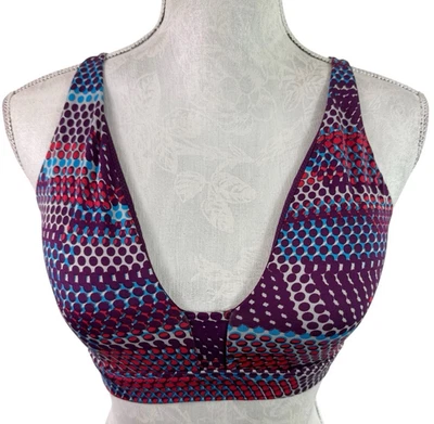 Sujetador deportivo VSX Sport Victoria's Secret para mujer S pulóver con tiras en la espalda púrpura Foto 1 de 4