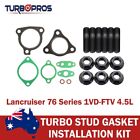 Turbo Installation Stud & Gasket Kit For Toyota Landcruiser 76 Series 1Vd 4.5L