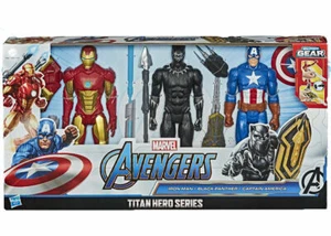 Marvel Avengers Titan Hero Serie mit Blast Gear Iron Man/Captain America  - Bild 1 von 8