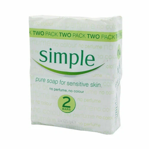 Simple Pure Soap - 2x125g