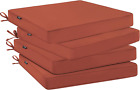 Outdoor Chair Cushions 19"W X 19"D X 2"T Set of 4 Patio Chairs Cushions 3-Year F