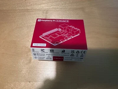 Raspberry Pi 4 Model B 1GB RAM con ricevuta di acquisto - Immagine 1 di 3
