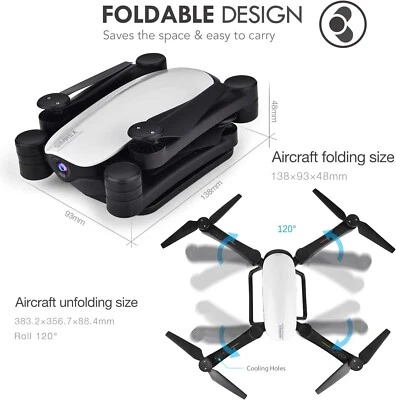 GOG X900 RC Drone 1080P HD Camera WiFi Live Video Foldable FPV Quadcopter - Image 1 of 4