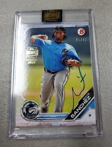 2022 Topps Archives Signature Series Sixto Sanchez 25/91 Autograph - Picture 1 of 3