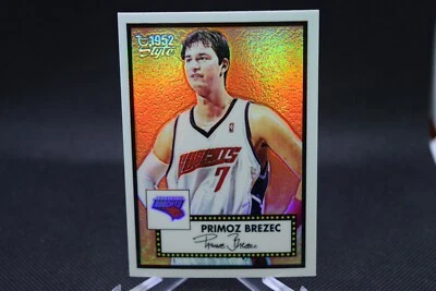 Primoz Brezec #126 - 2005-06 Topps Chrome 1952 Style - 12/299 - Refractor - Image 1 of 2