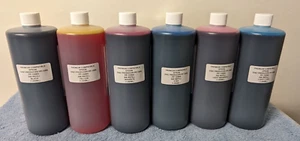 6 EPSON DISC PRODUCER PP-100N PP-100NS COMPATIBLE INK REFILL 6,000ML + 6 SYRINGE - Afbeelding 1 van 1