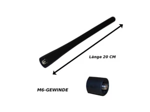 Antenna Tetto Corta Asta M6 Filetto Auto - Bild 1 von 2