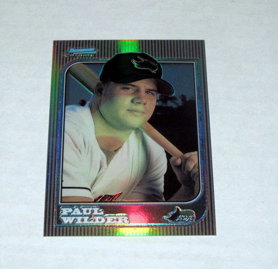 1997 Bowman Chrome Refractor 165 Paul Wilder  Devil Rays $.99 Shipping! - Image 1 of 1