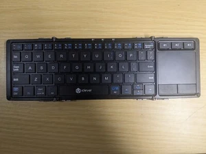 iClever BK08 Foldable Bluetooth Keyboard w/ Touchpad for Windows/Mac/Android/iOS - Picture 1 of 9