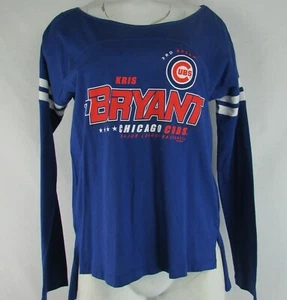 Camiseta Kris Bryant manga larga Touch By Alyssa Milano para mujer Chicago Cubs MLB M - Imagen 1 de 5