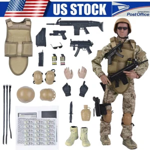 12 Zoll American Army Solider ANB01 ACU Desert Actionfigur Militär Modell Spielzeug - Bild 1 von 12