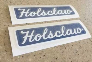 Holsclaw Vintage Boat Trailer Fender Decals 2-Pak Free Ship + Fish Decal - Picture 1 of 1