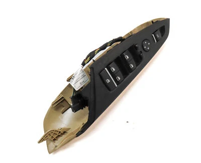 2015 BMW X3 (F25) BOTÃO INTERRUPTOR MESTRE DA JANELA DE ENERGIA DA PORTA DO MOTORISTA ESQUERDO (BEGE) - Imagem 1 de 4