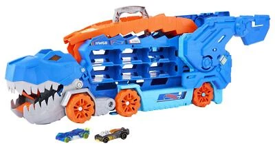 Hot Wheels Ultimate T-Rex Transporter Electronic Vehicle Storage Playset - Image 1 of 4