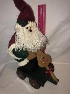 Adorable Sun Point Rolling Christmas Santa Claus Figurine Fun - Picture 1 of 12