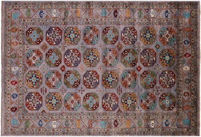 6' 8" X 9' 9" Bokhara Handmade Wool Rug - Q12194 - Image 1 of 4