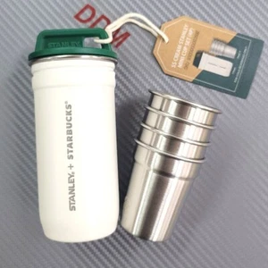 Starbucks SS Cream Stanley Mini Cup Set 4p - Picture 1 of 5