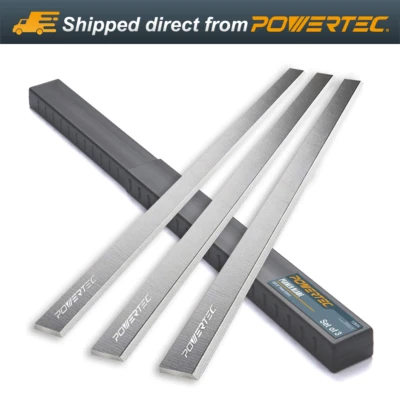 Lâminas plaina POWERTEC 15 polegadas para Delta DC-380, 22-677, JET JWP-15CS, 15HO, 3PK - Imagem 1 de 4