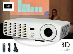DLP Projector for Universities, Colleges, Classrooms 2600 Lumens PC 3D Ready USB - Picture 1 of 9