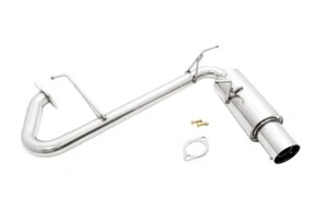 MEGAN RACING STAINLESS STEEL AXLEBACK MUFFLER FOR MAZDA MIATA MX-5 99-05 NB 1.8L - Picture 1 of 1