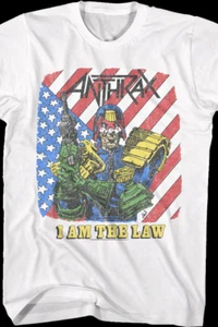 NEW Anthrax Band, I Am The Law Anthrax White All Size Shirt FF27 - Picture 1 of 3