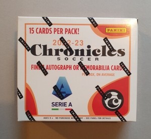 Panini Chronicles Soccer 2022/23 Selaed Serie A Box (Kvaratskhelia Hojlund Year)