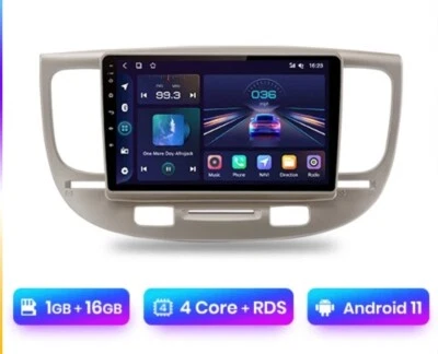 RADIO 2 DIN PER KIA RIO 2 BLUETOOTH USB ANDROID WI-FI NAVIGATORE GPS  - Immagine 1 di 4