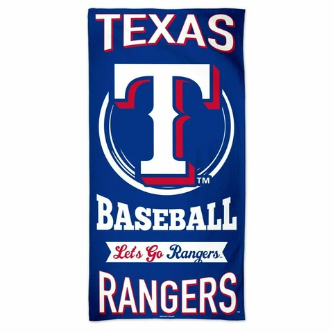 MLB TEXAS RANGERS BEACH TOWEL 30" X 60" 100% COTTON NEW Cover