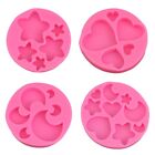 3D Mold Heart Moon Star Baking Making Soap Wax Cake Mousse Mold