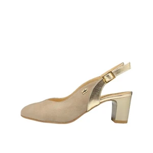 VALLEVERDE COD.28240 SANDALI DONNA IN PELLE COL.PLATINO MADE IN ITALY - Foto 1 di 6