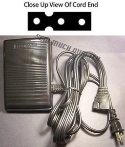 FOOT CONTROL PEDAL Bernina Bernette 009DC 1100MDA 1200DA 1300DC 1300MDC 134D + - Picture 1 of 3