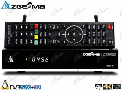 Ricevitore Zgemma H17 Combo 4K UHD Wi-Fi Tuner S2X/T2 Decoder Hevc Openatv - Immagine 1 di 4