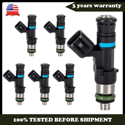 Inyector de combustible FJ818 6 piezas para Ford Explorer Mercury Mountaineer 2006-2010 4,0 L V6 Foto 1 de 4