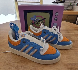 ADIDAS x THE SIMPSONS RIVALRY "ITCHY" LOW SNEAKERS IE7566 SIZE US10 UK9.5 - Picture 1 of 6