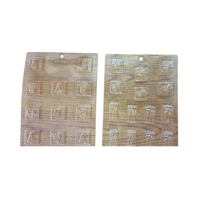 Шоколадные формы квадратные и прямоугольные подарочные коробки с бантом Санта Снеговик колокол - Изображение 1 из 3