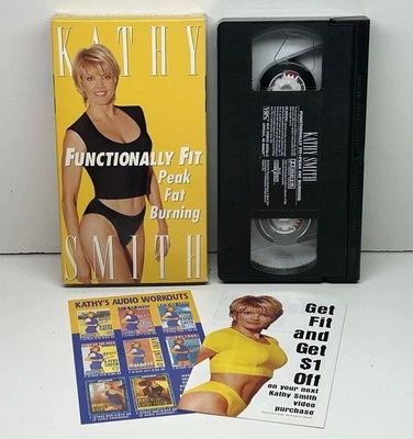 Kathy Smith's Functionally Fit VHS Video Tape Peak Fat Burning Aerobic Exercise Foto 1 de 4
