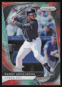 Panini Prizm Cosmic Haze Prizm #53 2020 Randy Arozarena Tampa Bay Rays novato - Imagen 1 de 2