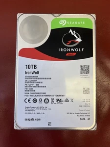 Seagate IronWolf Pro 10TB ST10000NE0004 7200 RPM 256MB Cache 6.0 3.5" SATA HDD - Picture 1 of 2