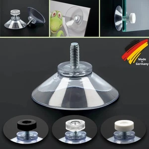 1-100 x Saugnäpfe 40mm mit Gewinde M4x10mm Saugnapf Sauger Saugnapfbefestigung - Bild 1 von 10