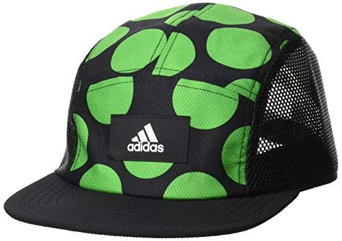 Gorra eléctrica Adidas de 5 paneles para hombre (25634) negra/verde vivo/blanca talla GM4516 Foto 1 de 1