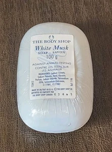 THE BODY SHOP Rare White Musk BODY SOAP 3.5 OZ / 100g NEW SEALED Made In UK - Picture 1 of 7