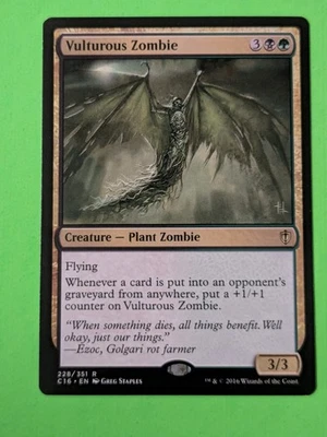 Vulturous Zombie C16 - Magic The Gathering MTG Collectible Card game RARE - Image 1 of 2
