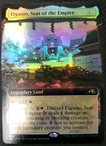 MTG *Eiganjo, Seat Of The Empire Extended Foil X1* (LP) Kamigawa Neon Dynasty - Bild 1 von 2
