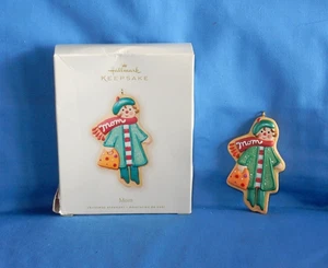 Hallmark 2007 mamá galleta de jengibre adorno de Navidad en caja - Imagen 1 de 9
