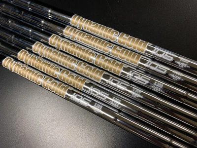 True Temper Dynamic Gold 105 VSS 5-PW S300 Stiff Flex Shaft Set .355" Taper Tips - Image 1 of 3