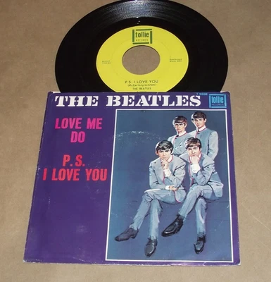 BEATLES LOVE ME DO P.S. I LOVE YOU TOLLIE T-9008 45 PICTURE SLEEVE - Image 1 of 4