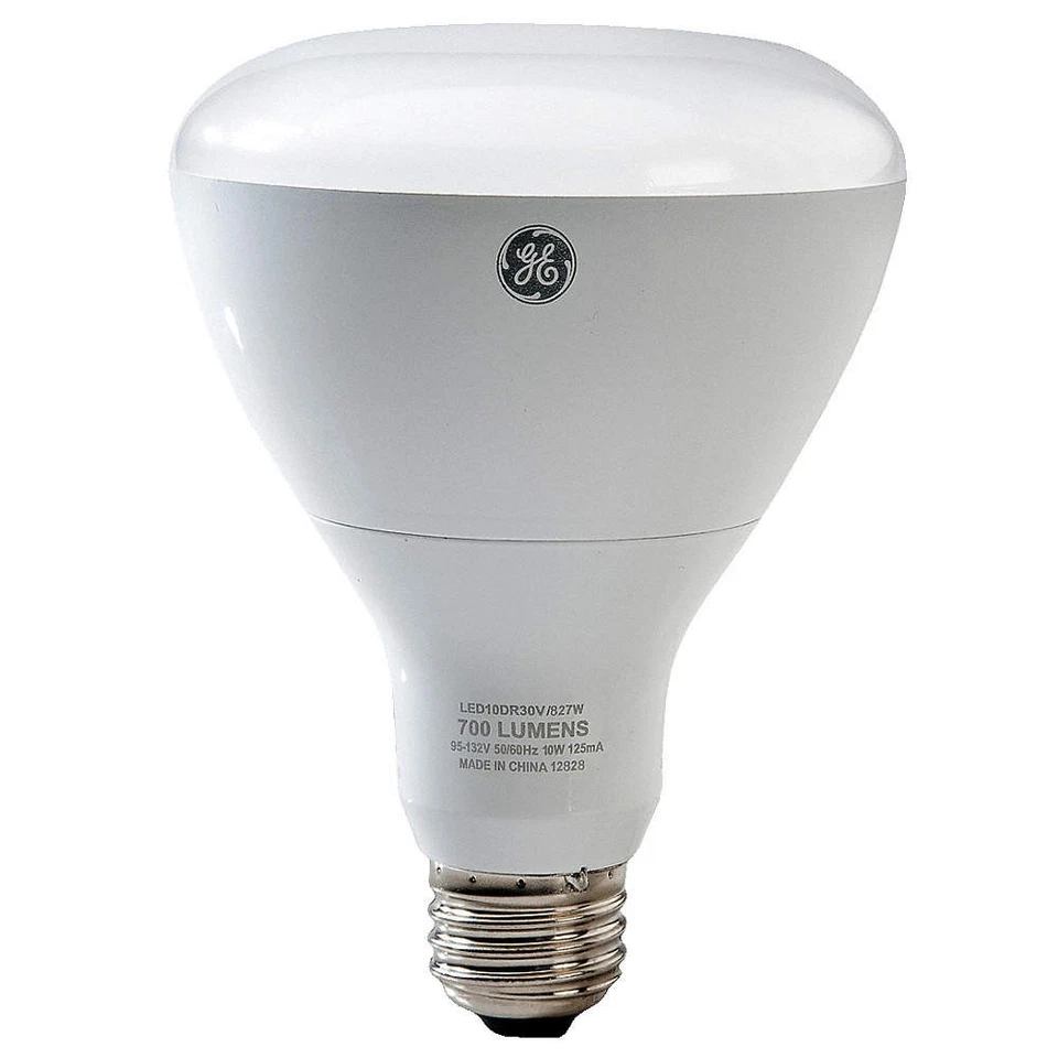 GE LAMPS LED10/DR303/827W LED,10 W,BR30,Medium Screw (E26) 40D434 - Image 1 of 1