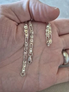 Splendido Brecalet in Argento 925 - Cavigliera 9 1/2 Pollici - Foto 1 di 3