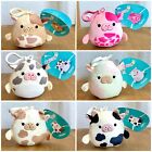 Sea Cow Squishmallow Plush Backpack Clip On Keychain 3.5" Bundle Of 6 IN HAND